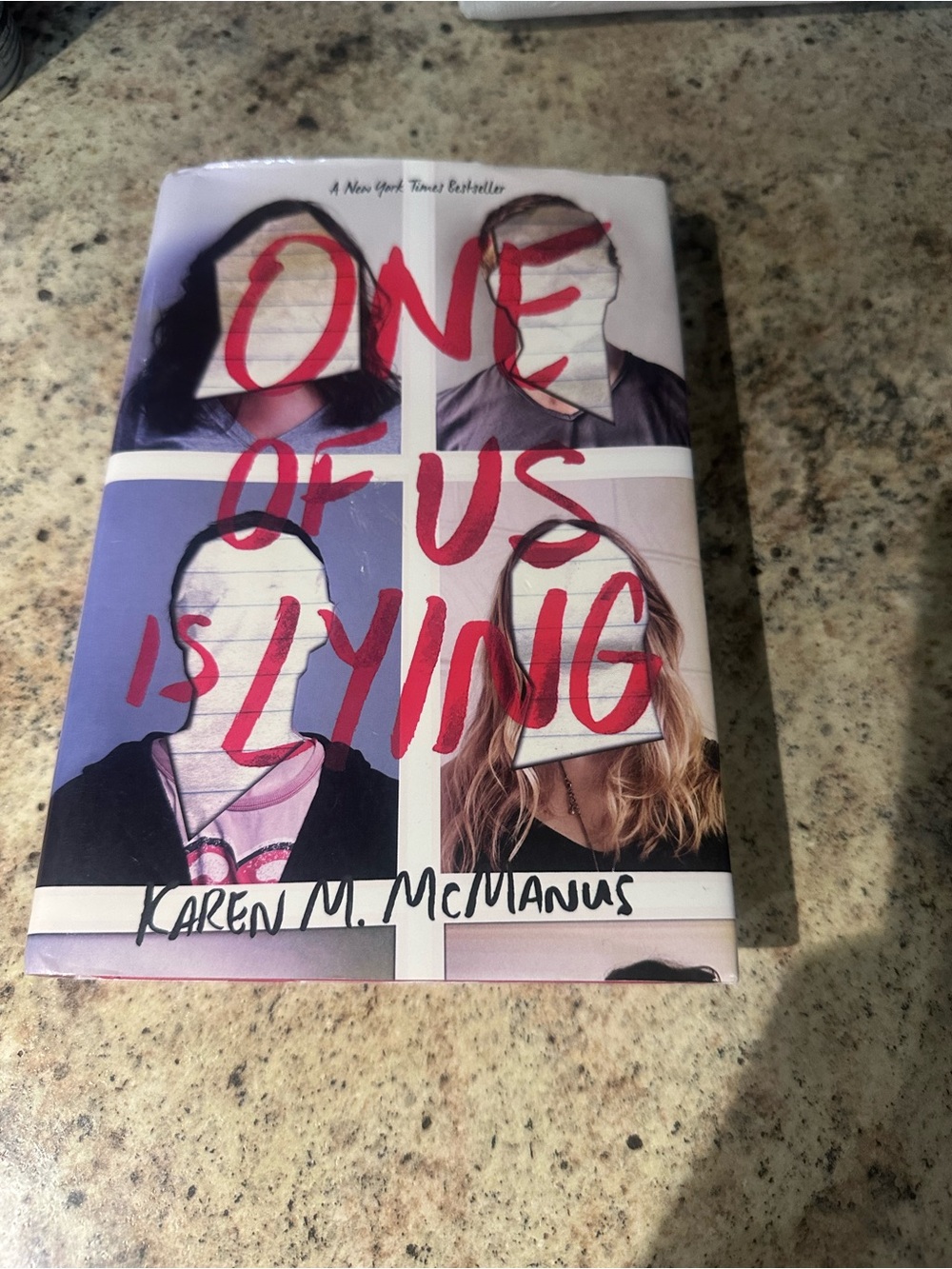 One of Us Is Lying Karen M McManus Hardcover YA Mystery Thriller Bestseller